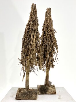 Kerstboompje goud-naturel