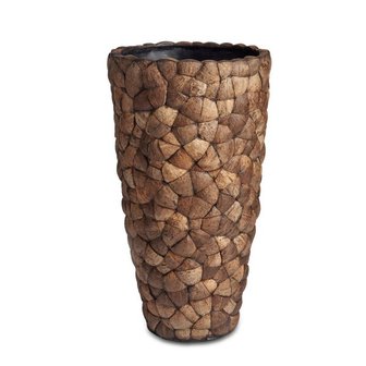 Coconut Bosco Vase Medium