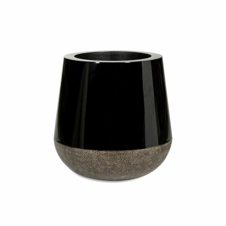 Groningen Pot Eggshell Black